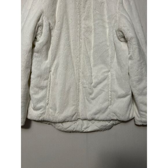 The North Face Women's Mossbud Swirl White Insulated Reversible Jacket Large - Picture 3 of 12